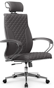 Кресло офисное Metta L 2c 44C/K116 Infinity Easy Clean топган, нижняя часть 17834 серый в Тюмени