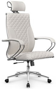 Кресло офисное Metta L 2c 44C/K116 Infinity Easy Clean топган, нижняя часть 17852 белый в Тюмени