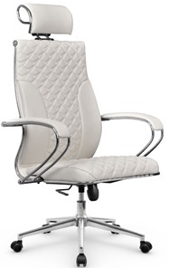 Кресло офисное Metta L 2c 44C/K116 Infinity Easy Clean топган OMS, нижняя часть 17853 белый в Тюмени