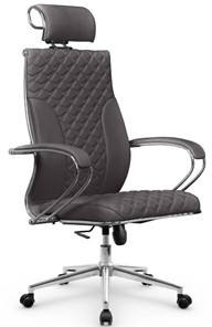 Кресло офисное Metta L 2c 44C/K116 Infinity Easy Clean топган OMS, нижняя часть 17853 серый в Заводоуковске
