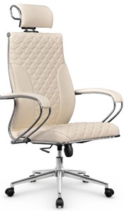 Кресло офисное Metta L 2c 44C/K116 Infinity Easy Clean топган OMS, нижняя часть 17853 молочный в Тюмени