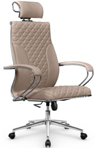 Кресло офисное Metta L 2c 44C/K116 Infinity Easy Clean топган OMS, нижняя часть 17853 темно-бежевый в Заводоуковске