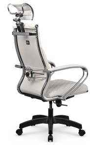 Кресло офисное Metta L 2c 44C/K116 Infinity Easy Clean топган OMS, нижняя часть 17859 белый в Заводоуковске - предосмотр 3