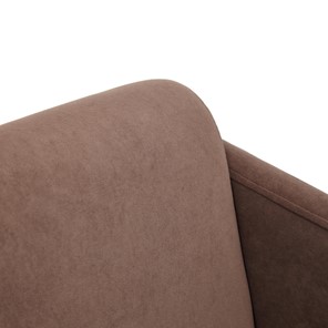 Офисное кресло MILAN хром флок, коричневый, арт.13945 в Тюмени - предосмотр 6