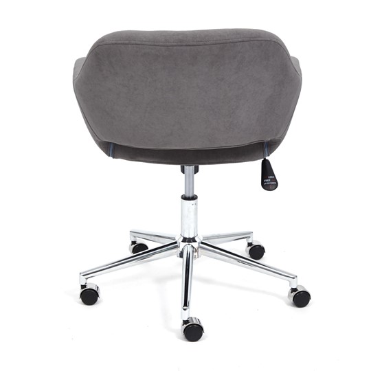 Офисное кресло MODENA хром флок, серый, арт.14232 в Тюмени - изображение 3
