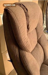 Офисное кресло MORFEO (CHR68) ткань SORO-28, коричневая в Заводоуковске - предосмотр 3