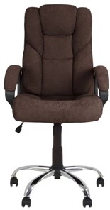 Офисное кресло MORFEO (CHR68) ткань SORO-28, коричневая в Ишиме