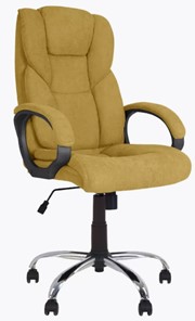 Офисное кресло MORFEO (CHR68) ткань SORO-40, желтая в Тюмени