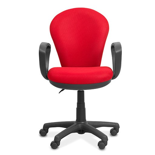 Кресло офисное оператора Чарли, ткань TW / красная в Заводоуковске - изображение 1