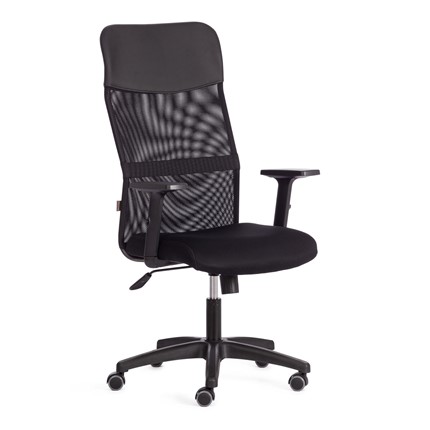 Компьютерное кресло PRACTIC PLT ткань/кож/зам, черный, арт.20536 в Заводоуковске - изображение