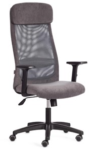 Офисное кресло PROFIT PLT флок/ткань, серый, 29/W-12, арт.20537 в Тюмени