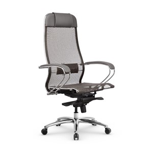 Офисное кресло Samurai S-1.04 MPES Светло-коричневый / Серый в Заводоуковске - предосмотр
