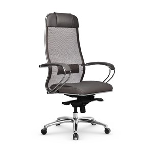 Офисное кресло Samurai SL-1.04 MPES Светло-коричневый / Серый в Заводоуковске