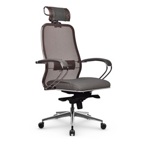 Офисное кресло Samurai SL-2.041 MPES Светло-Коричневый / Серый в Тюмени
