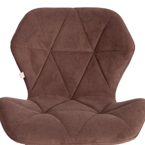 Офисное кресло SELFI флок , коричневый, арт.15297 в Заводоуковске - предосмотр 4