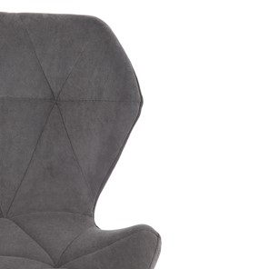 Кресло SELFI флок, серый, арт.15302 в Заводоуковске - предосмотр 4