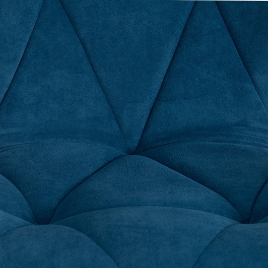 Офисное кресло SELFI флок, синий, арт.15303 в Заводоуковске - изображение 6