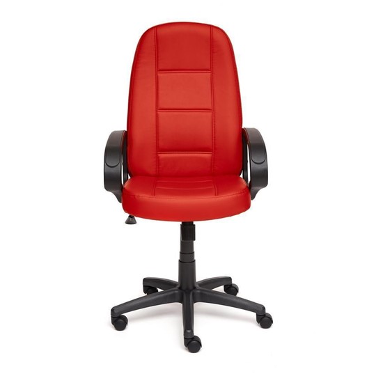 Кресло компьютерное СН747 кож/зам, красный, арт.7707 в Заводоуковске - изображение 3