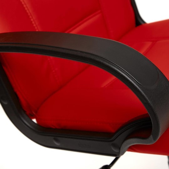 Кресло компьютерное СН747 кож/зам, красный, арт.7707 в Заводоуковске - изображение 5