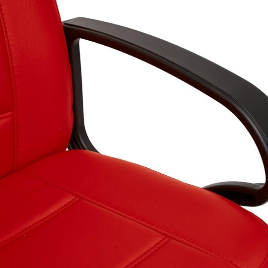 Кресло компьютерное СН747 кож/зам, красный, арт.7707 в Заводоуковске - изображение 8