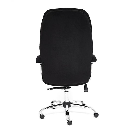 Кресло офисное SOFTY LUX флок, черный, арт.13594 в Тюмени - изображение 4