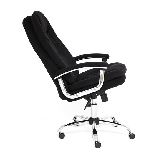 Кресло офисное SOFTY LUX флок, черный, арт.13594 в Тюмени - изображение 8
