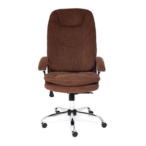Кресло офисное SOFTY LUX флок, коричневый, арт.13595 в Заводоуковске - предосмотр 1