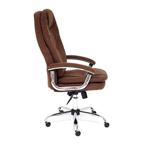 Кресло офисное SOFTY LUX флок, коричневый, арт.13595 в Тюмени - предосмотр 2
