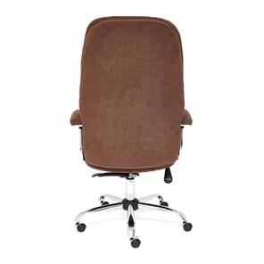 Кресло офисное SOFTY LUX флок, коричневый, арт.13595 в Заводоуковске - предосмотр 4