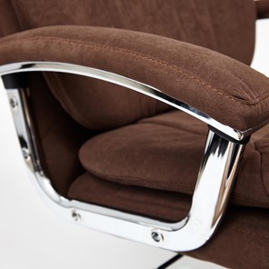 Кресло офисное SOFTY LUX флок, коричневый, арт.13595 в Заводоуковске - предосмотр 8
