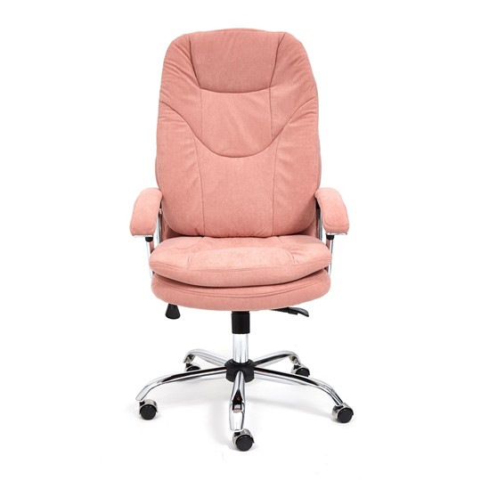 Компьютерное кресло SOFTY LUX флок, розовый, арт.13952 в Заводоуковске - изображение 1