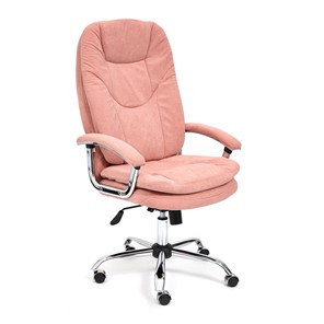 Компьютерное кресло SOFTY LUX флок, розовый, арт.13952 в Тюмени