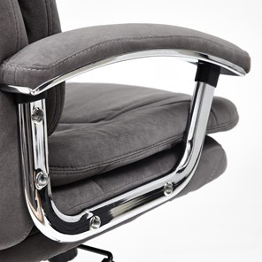 Кресло офисное SOFTY LUX флок, серый, арт.13591 в Заводоуковске - предосмотр 15