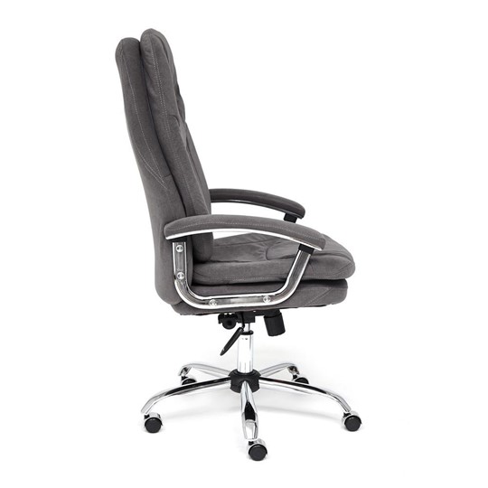 Кресло офисное SOFTY LUX флок, серый, арт.13591 в Тюмени - изображение 2