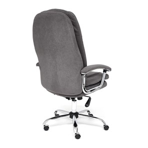 Кресло офисное SOFTY LUX флок, серый, арт.13591 в Заводоуковске - предосмотр 3