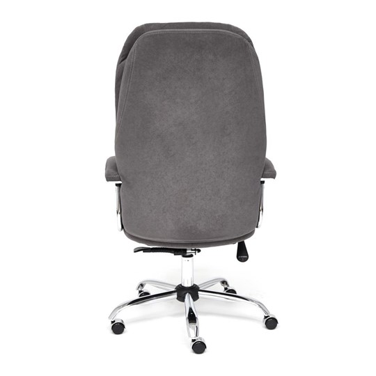 Кресло офисное SOFTY LUX флок, серый, арт.13591 в Тюмени - изображение 4