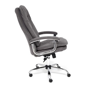 Кресло офисное SOFTY LUX флок, серый, арт.13591 в Заводоуковске - предосмотр 7