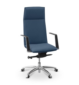 Офисное кресло Соло, ткань Bahama / синяя, solo4 в Заводоуковске