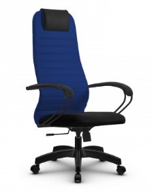 Компьютерное кресло SU-BK130-10 PL синий/черный в Тюмени