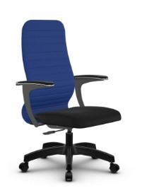 Компьютерное кресло SU-CU160-10P PL синий/черный в Тюмени
