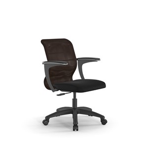 Компьютерное кресло SU-M-4/подл.160/осн.005 коричневый/черный в Заводоуковске