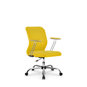 Компьютерное кресло SU-Mr-4/подл.078/осн.006 желтый в Заводоуковске - предосмотр