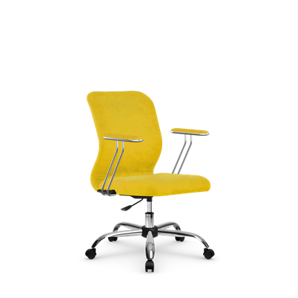 Компьютерное кресло SU-Mr-4/подл.078/осн.006 желтый в Заводоуковске - изображение