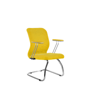 Кресло компьютерное SU-Mr-4/подл.078/осн.007 желтый в Заводоуковске