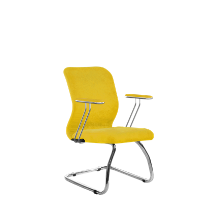 Кресло компьютерное SU-Mr-4/подл.078/осн.007 желтый в Тюмени - изображение
