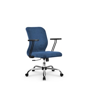 Офисное кресло SU-Mr-4/подл.109/осн.003  светло-синий в Заводоуковске