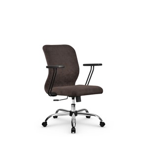 Офисное кресло SU-Mr-4/подл.109/осн.003  темно-коричневый в Заводоуковске