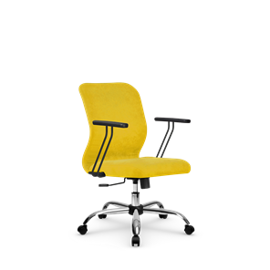 Офисное кресло SU-Mr-4/подл.109/осн.003  желтый в Заводоуковске