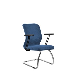 Кресло компьютерное SU-Mr-4/подл.109/осн.007 светло-синий в Тюмени