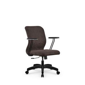 Офисное кресло SU-Mr-4/подл.110/осн.001 темно-коричневый в Тюмени